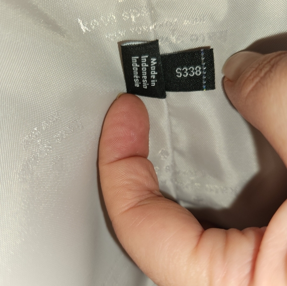 ♠️Kate Spade♠️$459 RETAIL New York Jett Faux Shearling Tote, Large, Merengue NWT - Picture 13 of 15